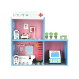 Aditi Toys Kids 18-Pcs Wooden Hospital Non-Toxic Role Play Set-49