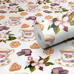 DeCorner White & Yellow Printed Self Adhesive Wall Designer Sticker-picture-49