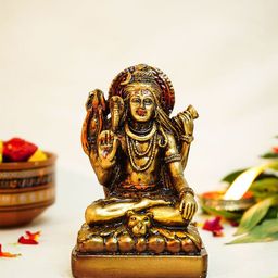 Ekhasa Gold-Toned Religious Idol Showpiece-image-93