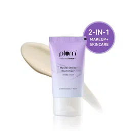 Plum MasterStrobe Ultra Lightweight & HD Glow Enhancer Illuminizer 30ml - Peach Perfect 02 image 2