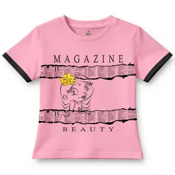Chhota Bheem Girls Chhota Bheem Graphic Printed Round Neck Cotton T-shirt-picture-12