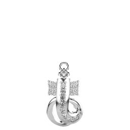VALANOVA Women 18 Kt White Gold Lab Grown Pendant Diamond-picture-11