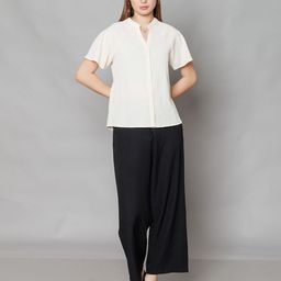 Zink London Mandarin Collar Top-picture-39