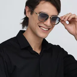 ZAADRAN Unisex Aviator Sunglasses with Polarised and UV Protected Lens Z-BERLIN-BLUE image 4