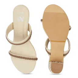 THE MADRAS TRUNK Striped Block Mules image 5