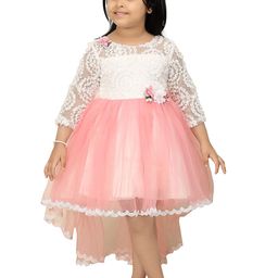 Ministitch Applique Net Fit & Flare Dress-image-40