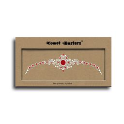 Comet Busters Ethnic Motifs Traditional Bindis - White-27