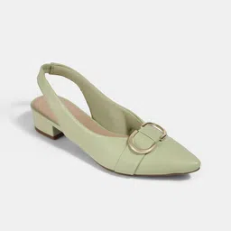 LEMON & PEPPER Women Pointed Toe Block Heel Mules-13