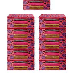 AMAK INC Pink Fabric Multi-Utility Wardrobe Organisers-picture-38