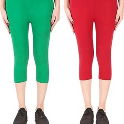 100LUCK Girls Mid-Rise Capris - Pack Of 2-image-37