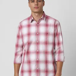 Van Heusen Sport Men Slim Fit Opaque Checked Casual Shirt-image-56