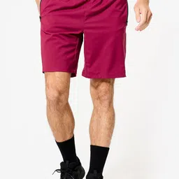 Domyos By Decathlon Men's Breathable Fitness Shorts with Zip Pockets-image-96