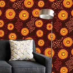 ArtzFolio Printed UV-Resistant Anti-Bacterial Psychedelic Art Peel & Stick Wallpaper-image-50