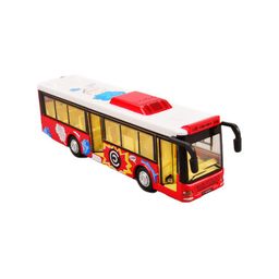 UKAXA Kids Double Decker Bus London Bus Diecast Metal Bus Toy Vehicles-31