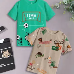 CODEZ Boys 2 Pure Cotton T-shirt-image-86