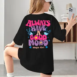 KEESOR Girls Black Tshirts-image-26