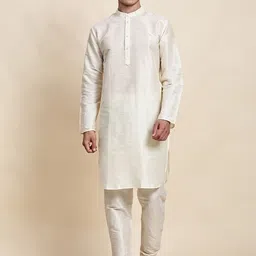 SKAVIJ Men Regular Kurta with Churidar-image-64