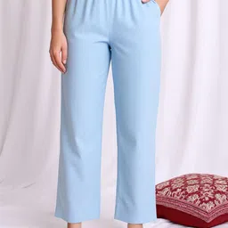 Aartej Women Mid-Rise Pure Cotton Straight-Fit Lounge Pants-image-40