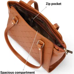 Metro Embellished Structured Handheld Bag image 4