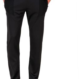 Men Solid Black Track Pants-image-73