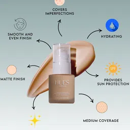 HUES FOR HIM Full Coverage Liquid Foundation - 20 ml - Golden Bronze 01 image 4