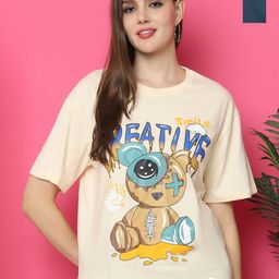 Dreambe Women Printed T-shirt-image-50