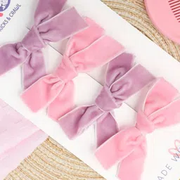 KICKS & CRAWL Girls Set of 4 Alligator Hair Clip-image-19