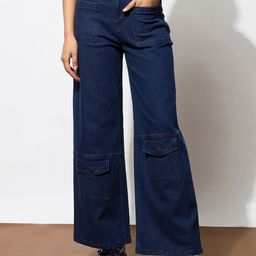 SASSAFRAS Women Bootcut High-Rise Jeans-picture-34