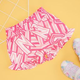 Pantaloons Junior Girls Abstract Printed Shorts-image-36