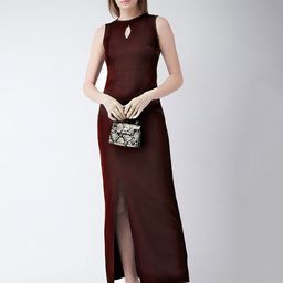 SRUTVA FASHION Women Keyhole Neck Formal Maxi Dress-image-57