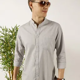 Mast & Harbour Men Premium Slim Fit Opaque Casual Shirt-picture-45