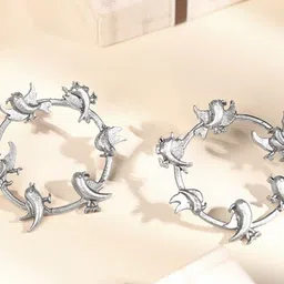 Cierra Circular Drop Earrings-2