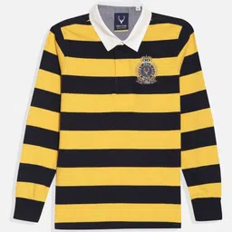 Allen Solly Junior Boys Striped Polo Collar T-shirt-image-48