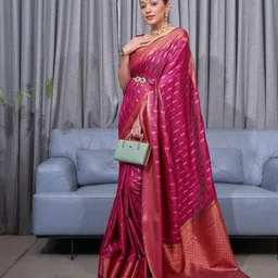 HERE&NOW Pure Silk Banarasi Saree-picture-36