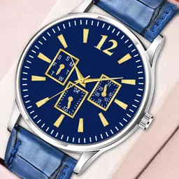 Gopal Shopcart Unisex Textured Straps Analogue Watch C_1018 BLUMilar Aeviyo Silm L-image-97