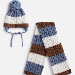 Chicco Boys Boys Self Design Cap with scarf-picture-12