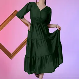 Raiyani Enterprise Women Solid Daily Anarkali Kurta-picture-43