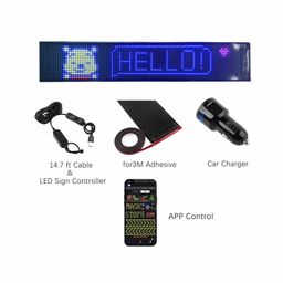 5V Flexible Led Matrix Panel 14.6*3.6cm 1024 LED Flexible Scrolling Matrix Panel LED Car Sign App Control Addressable Screen for Christmas Decoration 14.6*3.6cm 5V - RS55285V Flexible Led Matrix Panel 14.6*3.6cm 1024 LED Flexible Scrolling Matrix Panel LED Car Sign App Control Addressable Screen for Christmas Decoration 14.6*3.6cm 5V - RS5528-15