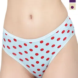 Docare Pack Of 3 Printed Hipster Briefs  Yummy Panty-Purple-Tblue-Yellow-picture-12