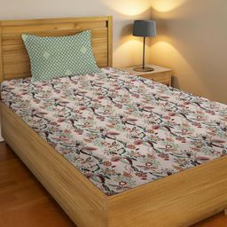 IVAZA Green Floral 100 Polyester Single-image-99
