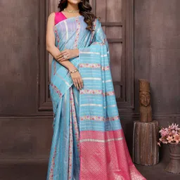 KALINI Ethnic Motifs Zari Saree-picture-3