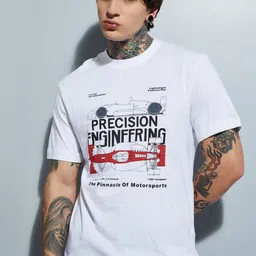 max Men Graphic Printed Round Neck Pure Cotton T-shirt-picture-9