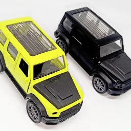 Multicolor Pullback medal Thar Diecast Toy Car with Openable Doors-7