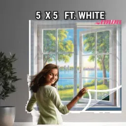 Nylon Infants Washable Window Mesh Net Curtain for Home – Foldable Mosquito Net Closure for Windows Mosquito Net-8