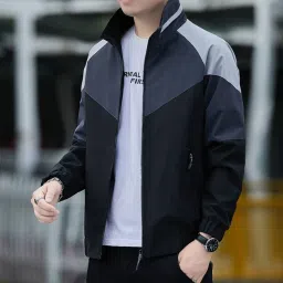 Mia Fashion Mens Windcheater Jacket For Summer Solid Men Wind Cheater-image-58