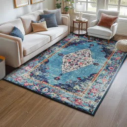 Multicolor Polyester Carpet-7