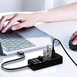 BSVR Portable Mini USB HUB 4 Port SuperSpeed 3.0 Led Indication For Laptop, PC _27 USB HUB 4 PORT_120 USB Hub-picture-8