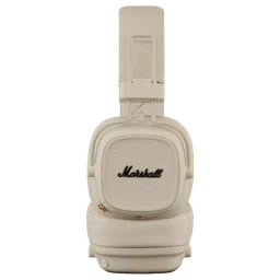 Marshall Major V Bluetooth Headphone with Mic (Upto 100 Hours Playback, On Ear, Cream) image 4