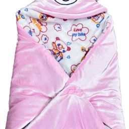 New Born Baby Hooded Printed Stitched Comfort and safety Sleeping Bag-image-79