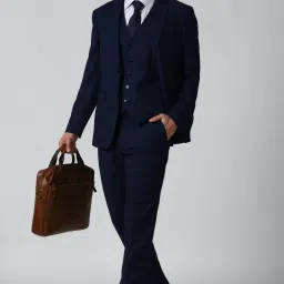 Men Single Breasted - 1 button Solid Suit-image-75